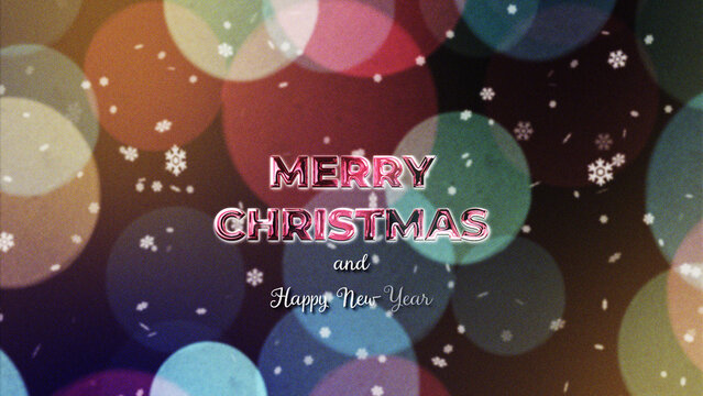 Christmas Elegant Bokeh Title Animation for Wide Screen