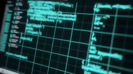 Displaying Information on Screen with Grid Overlay and Data Visualization - Powered by Adobe