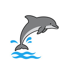 Obraz premium Ocean Dolphin: Playful Aquatic Animal