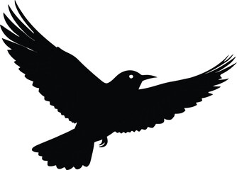 Obraz premium pigeon silhouette vector