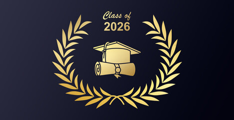 Class of 2025 and 2026 design, high school or college graduate event or party t-shirt Design, Graduation T-Shirt Design. Hand-Drawn Lettering Phrase, Handwritten Vector Sign, Perfect for Tees and more