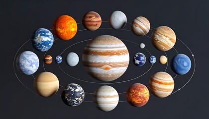 Solar system planets in elliptical orbits