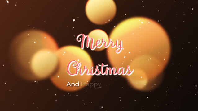 Christmas Celebration Title Animation for Wide Screen