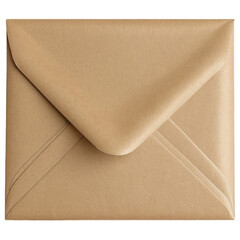 Beige Envelope isolated on transparent background
