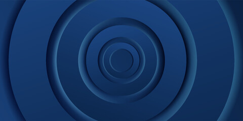 Abstract blue circle background. Vector illustration design for presentation, banner, cover, web, flyer, card, poster, wallpaper, texture. modern trendy design