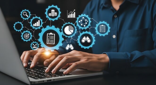 Business automation process management workflow optimization technology solutions system - Powered by Adobe