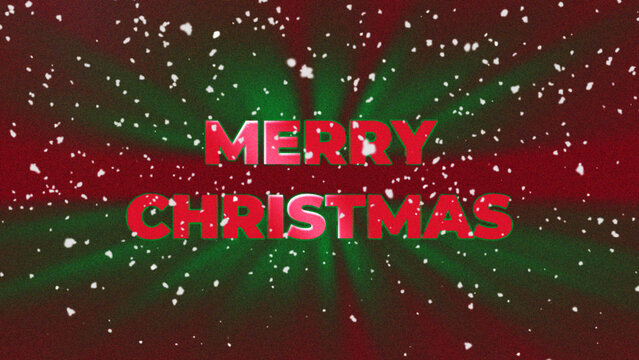 Christmas Light Glow Title Animation for Wide Screen