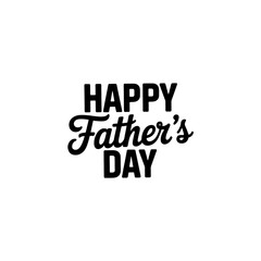 Happy Father's Day Typography: Celebrate Dads with this Bold, Loving Greeting Design