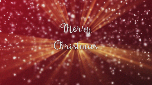 Christmas Light Outline Title Animation for Wide Screen