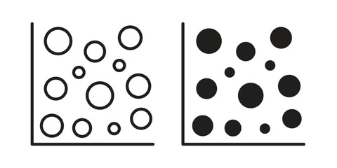 Heat Map icons designed in filled, outline, line and stroke style