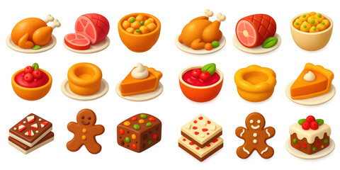 Holiday Feast Icons