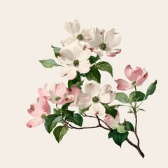 Delicate springtime blossoms