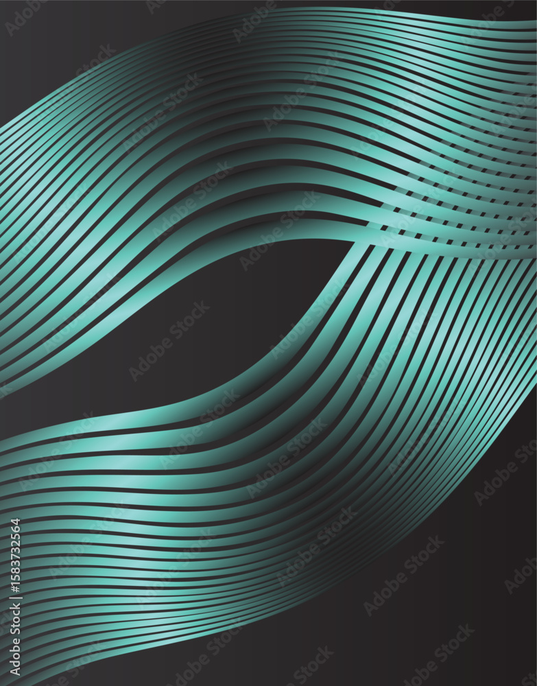 Poster abstract various shapes lines shapes concept design background. abstract colorful diagonal lines bac