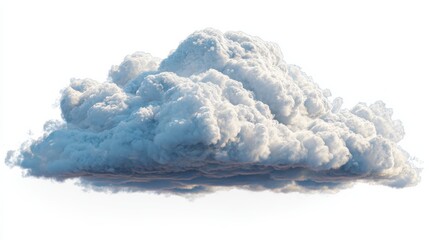 3D Cloud - isolated over a white background, no logos, no brands
