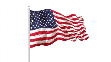 Fototapeta premium Flag american vector icon illustration design template, no logos, no brands