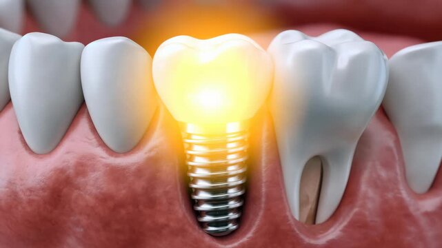 Jaw implant: crown fix, root mimic, chewing return, gum heal, bone grip, oral structure, titanium post, missing correction, dental base, smile strength, tooth recovery