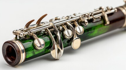 Naklejka premium Close-up of a green piccolo