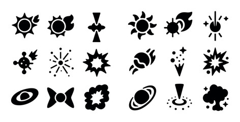 High-Energy Event Icons