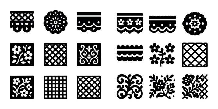 Lace Icon Grid
