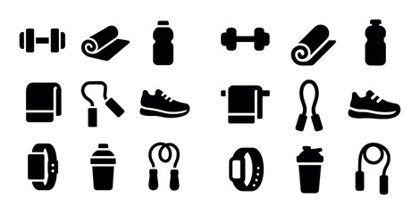 Fitness Icon Set