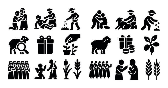 Biblical Parables Icons