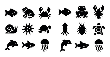 Aquatic Icons Collection