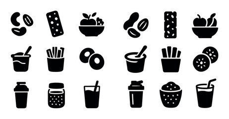 Healthy Snack Icons