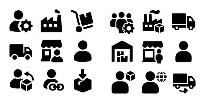 Supply Chain Icons