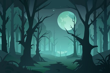 spooky halloween background