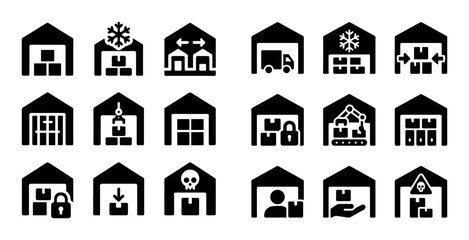 Warehouse Icons Grid