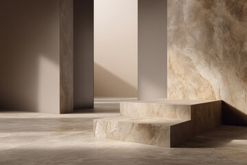 create photorealistic ultraminimalist image featuring modern architectural lines and textures ideal for websites