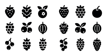 Garden Berry Icons