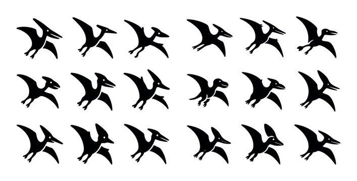 Flying Reptile Icons