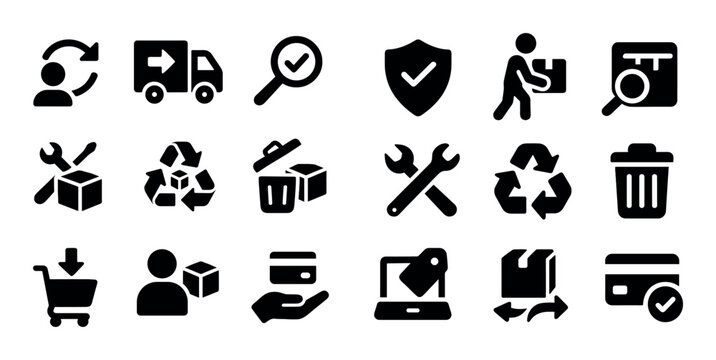 Reverse Logistics Icons