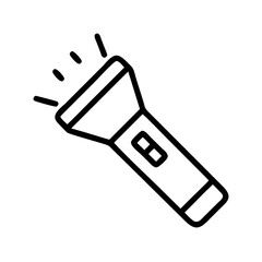 Illuminating the Way A Simple Flashlight Icon for Guidance and Exploration in the Darkness