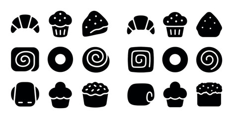 Breakfast Pastry Icons