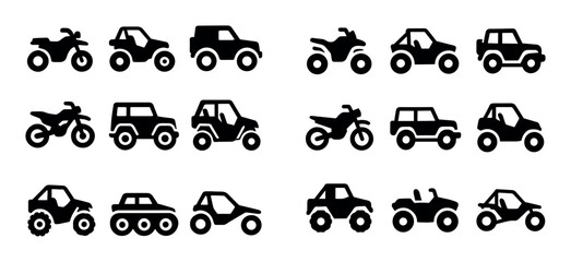 Off-Road Vehicle Icons