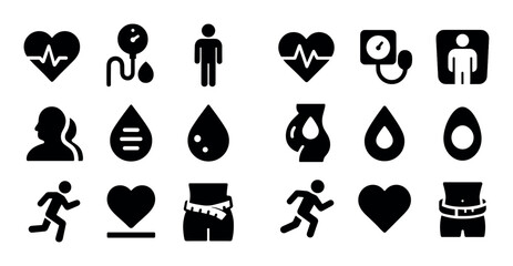Health Metrics Icons