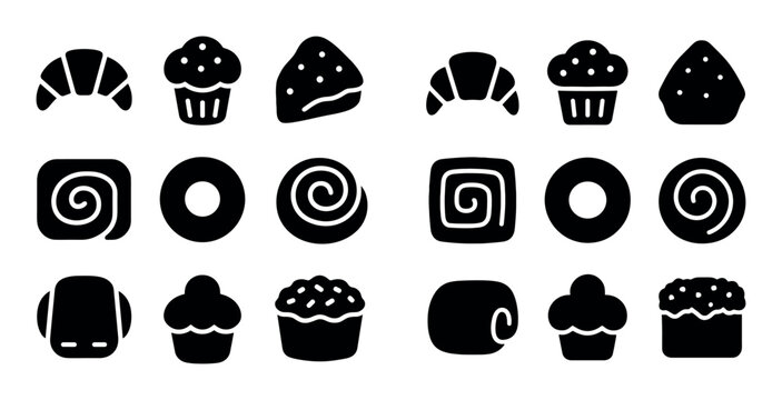 Breakfast Pastry Icons