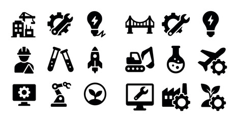 Engineering Icon Grid