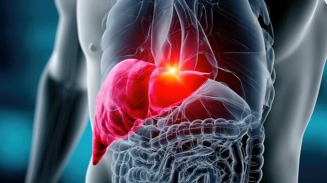Hepatic health: organ function, metabolic balance, detox processes, bile synthesis, nutrient absorption, toxin elimination, liver issues, fatty liver, inflammation, cirrhosis risk, liver failure.