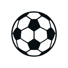 Soccer Ball Icon Symbol for Football and Sports