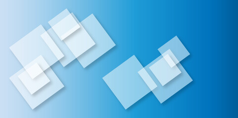 Abstract modern blue background with gradient colors and stylish line and square decorations for business presentation design. Abstract Blue Cube square, light and shade creative Background.