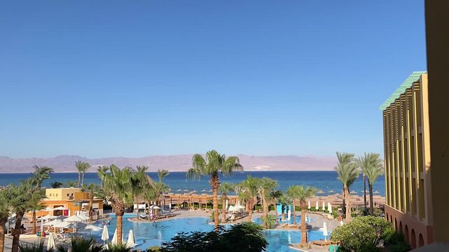 Timelapse Taba is a town in the South Sinai of Egypt, near the northern tip of the Gulf of Aqaba.