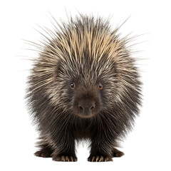 Obraz premium hedgehog on white background