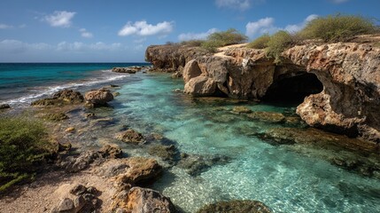 Washington Slagbaai National Park is an ecological reserve on the northwestern part of the Caribbean island of Bonaire, no logos, no brands