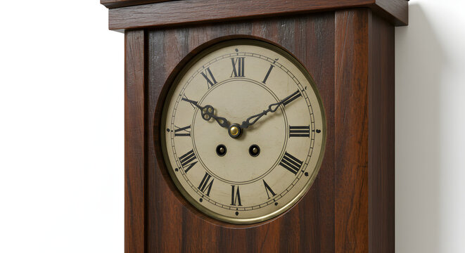 Antique wall clock of old times 