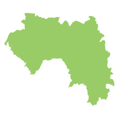 map of Guinea land