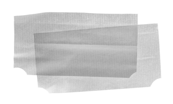 Rolling paper for tobacco isolated on white background, clipping path