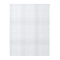 Sheet of white grid paper